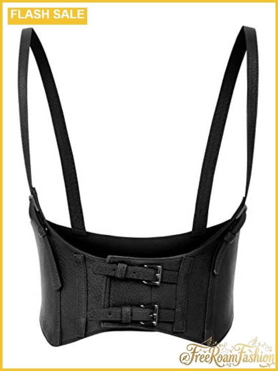 Accessories - Faux Leather Steampunk Underbust Corset Waist Belt